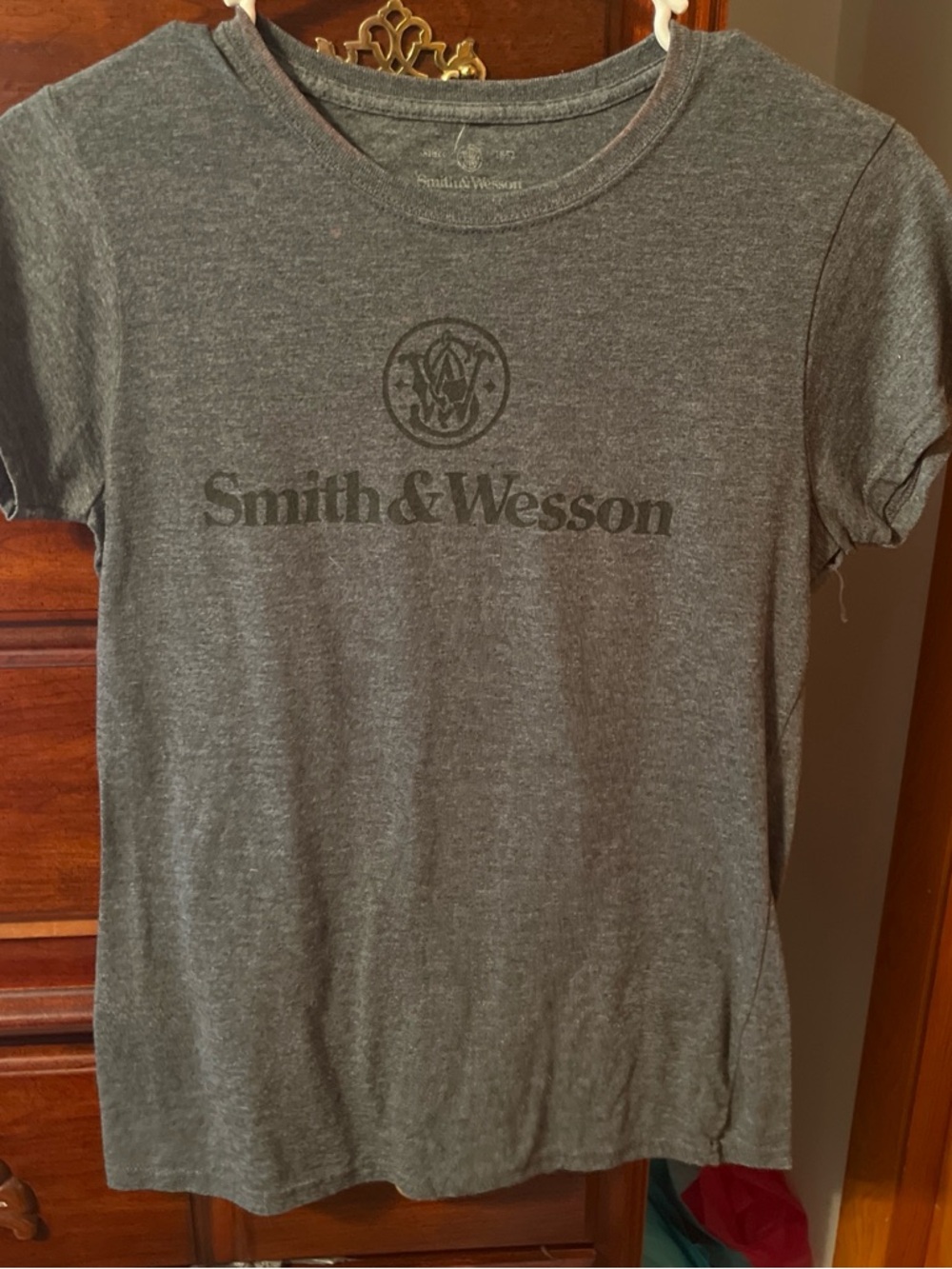 Smith & Wesson Gray Logo Tee
